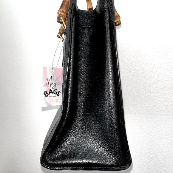 Gucci: Bamboo Princess Diana Leather Tote - Picture 6 of 16